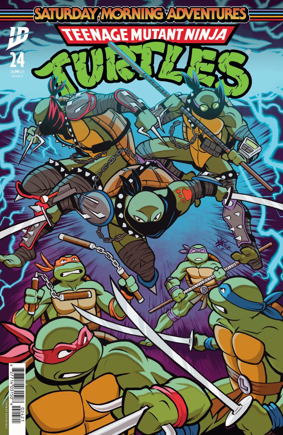 アメコミ wtnb TEENAGE MUTANT NINJA TURTLES SATURDAY MORNING ADVENTURES #24