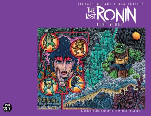 TEENAGE MUTANT NINJA TURTLES THE LAST RONIN--LOST YEARS #3 VAR B EASTMAN AND  BISHOP CVR B cover image