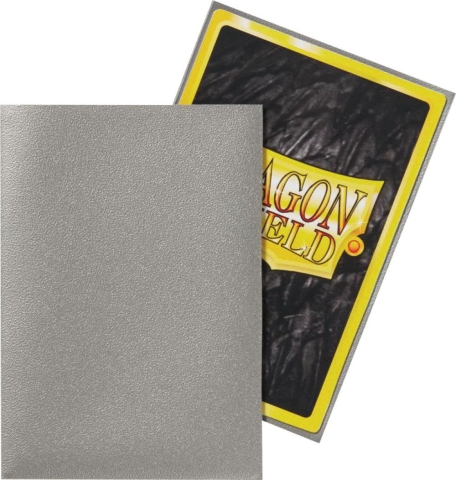 DRAGON SHIELDS 100 MATTE SILVER cover image