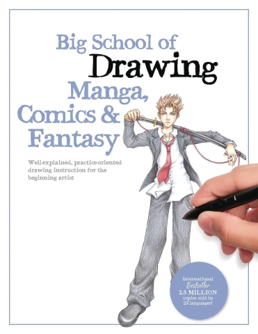BIG SCHOOL OF DRAWING MANGA COMICS AND FANTASY SC cover image