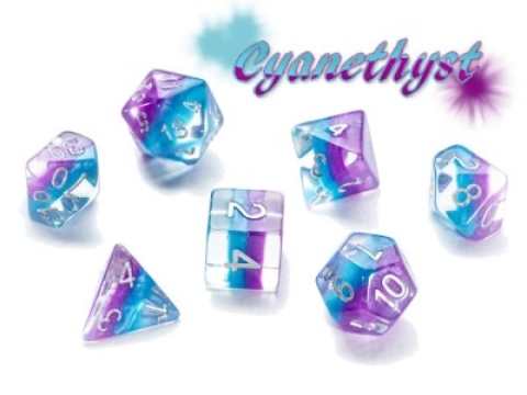 Cyanethyst Eclipse Dice - 7-Die Sets cover image