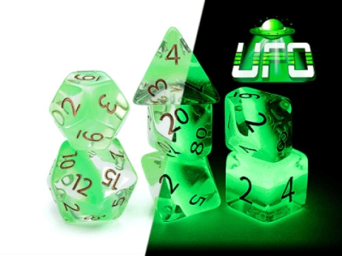 UFO Radiant Dice (Glow-in-the-Dark) - 11-Die Sets cover image
