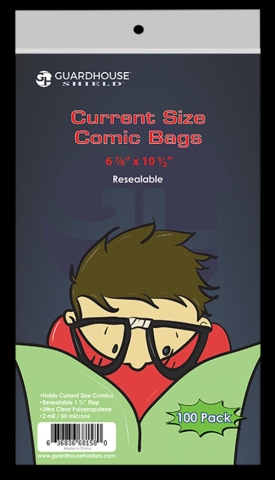 Guardhouse Shield Current Comic Book Resealable Bag (100) cover image