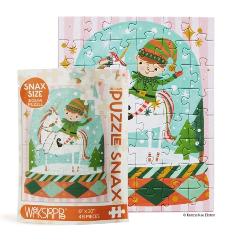WerkShoppe - Magic Snow Globe (48 Piece Kids Puzzle Snax) cover image