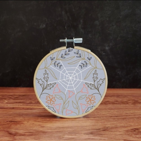 Holly Oddly - Embroidery Kit: Spider Web cover image
