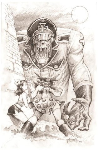 FEARLESS DAWN THE BOMB #4 (OF 4) CVR D STEVE MANNION VIRGIN VAR cover image