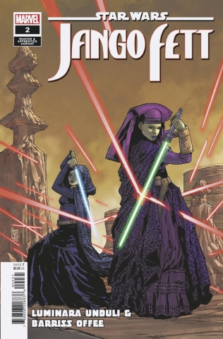 STAR WARS JANGO FETT #2 GIUSEPPE CAMUNCOLI LUMINARA UNDULI AND BARRISS OFFEE MASTER AND APPRENTICE VAR CVR C cover image