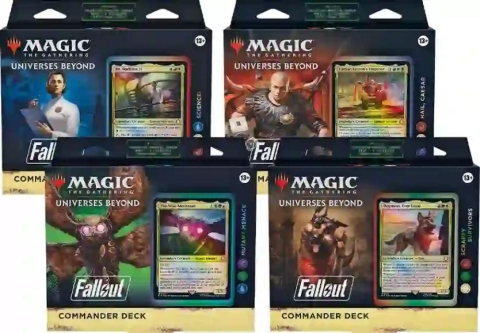 Magic: The Gathering: Universes Beyond: Fallout Commander Deck (4Ct)  cover image