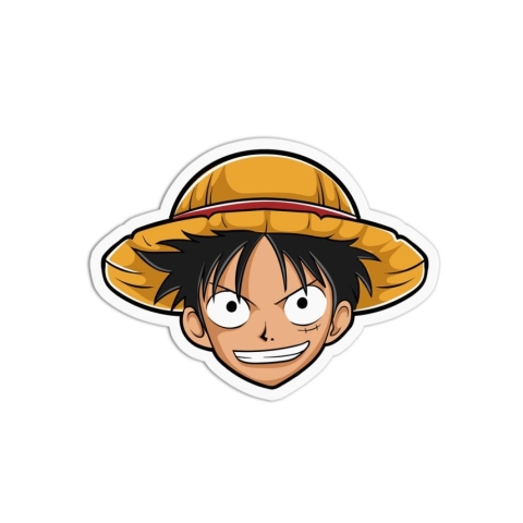 Girls Printing House - One Piece: Monkey D. Luffy Sticker cover image