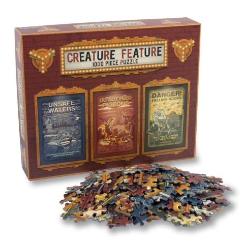 Transit Tees - Creature Feature 1000 Piece Puzzle cover image