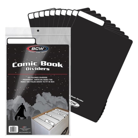 Comic Book Dividers: Black (25) cover image
