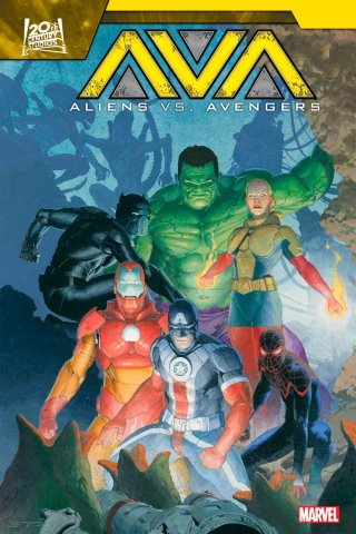 ALIENS VS AVENGERS #2 CVR A cover image