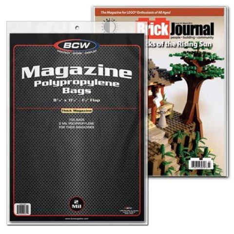 MAGAZINE BAGS THICK (PACK OF 100) (NET) cover image
