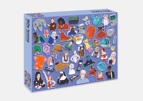 90s Icons Jigsaw Puzzle cover image