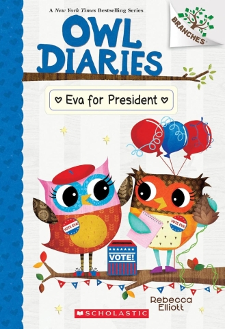 Owl Diaries Book 19: Eva for President cover image
