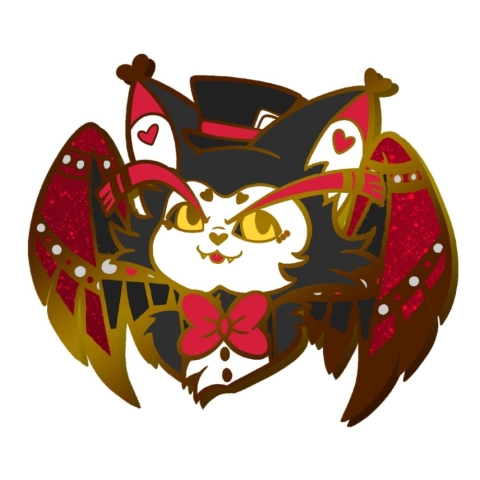 Naytendo - Hazbin Hotel: Husk Enamel Pin cover image