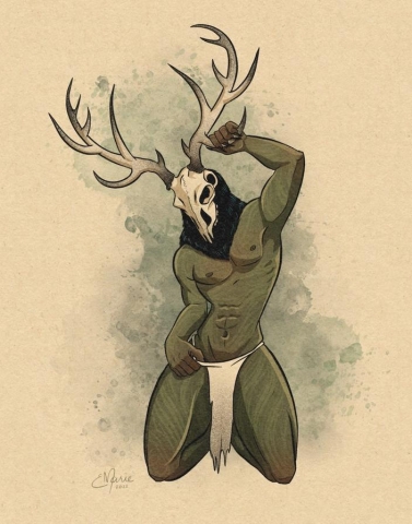 Elissa Marie Creative Art Print 8x10: Leshy Pinup cover image
