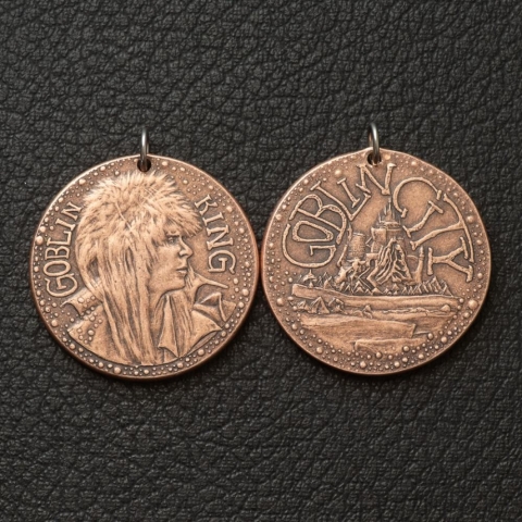 Shire Post Mint: Labyrinth - Goblin King & Goblin City Copper Pendant cover image
