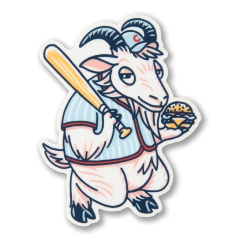 Transit Tees - Billy Goat Baseball Sticker cover image