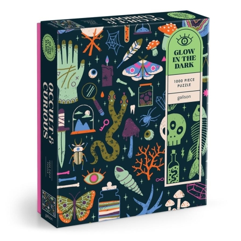 Occult and Curious 1000 Piece Glow in the Dark Puzzle cover image