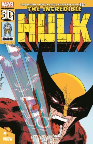 INCREDIBLE HULK #340 3D EDITION CVR A cover image