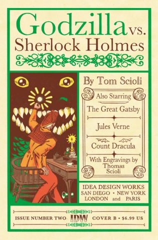 GODZILLAS MONSTERPIECE THEATRE #2 VAR B SCIOLI CVR B cover image