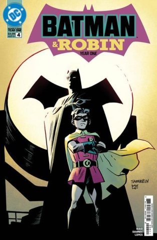 BATMAN AND ROBIN YEAR ONE #4 CVR A CHRIS SAMNEE OF 12 cover image