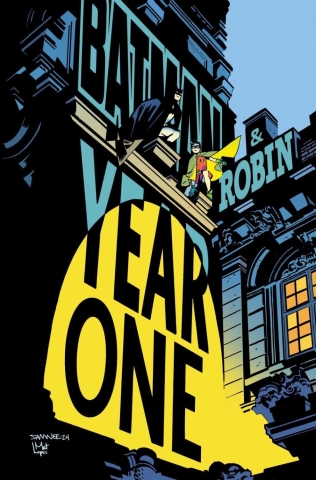 BATMAN AND ROBIN YEAR ONE #1 SECOND PRINTING CVR A cover image