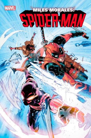 MILES MORALES SPIDER-MAN #30 CVR A—Deadpool Vs. Spider-Man Part 2 cover image