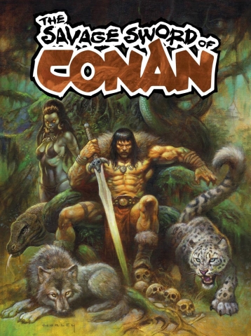 SAVAGE SWORD OF CONAN #7 CVR A HORLEY cover image