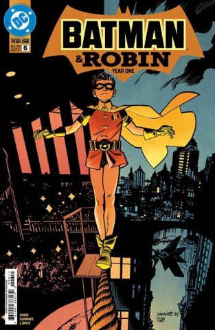 BATMAN AND ROBIN YEAR ONE #6 CVR A CHRIS SAMNEE OF 12 cover image