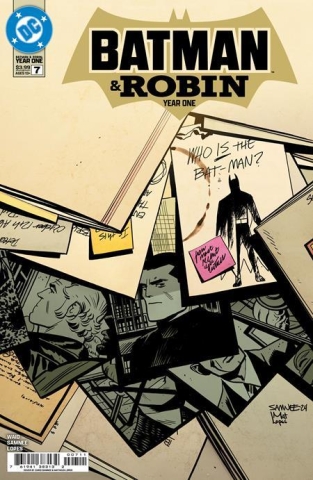 BATMAN AND ROBIN YEAR ONE #7 CVR A CHRIS SAMNEE OF 12 cover image