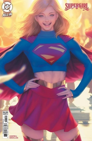 SUPERGIRL #1 CVR B STANLEY ARTGERM LAU CARD STOCK VAR cover image