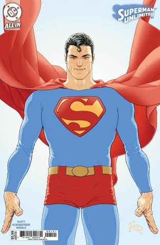 SUPERMAN UNLIMITED #1 CVR B FRANK QUITELY CARD STOCK VAR cover image