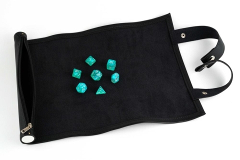Dice Scroll Rolling Mat and Carrying Case (Black) cover image