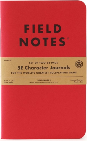 Field Notes: 5E Character Journal (2-Pack) cover image