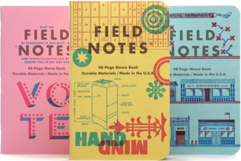 Field Notes: Memo Book—United States of Letterpress (3-Pack) cover image