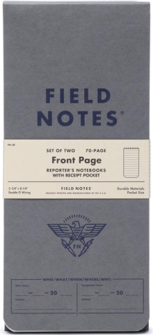 Field Notes: Reporter's Notebook (2-Pack) cover image