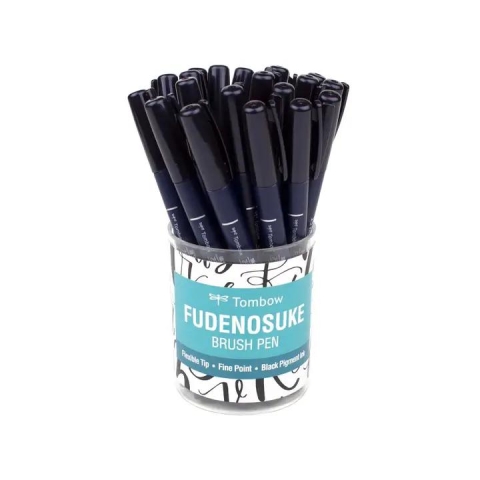 Tombow: Fudenosuke Calligraphy Brush Pens, 20PC Display cover image