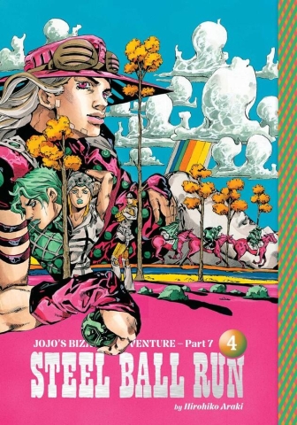 Jojo's Bizarre Adventure: Part 7--Steel Ball Run, Vol. 4 HC cover image