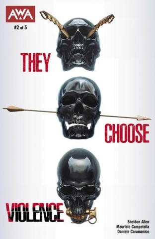 THEY CHOOSE VIOLENCE #2 (of 5) CVR A RAHZZAH cover image