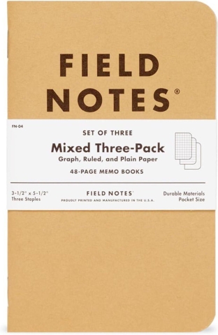 Field Notes: Memo Book—Original Kraft: Mixed Set (3-Pack) cover image