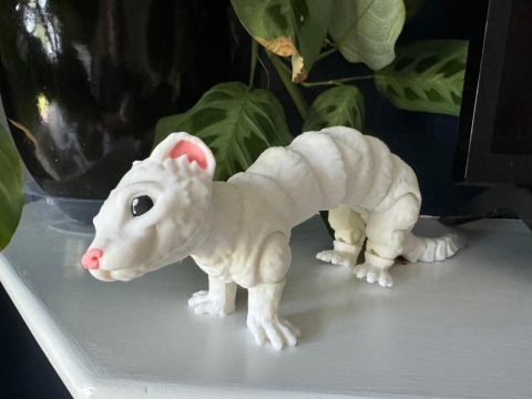 Plasonite Flexi-Animals: Ferret (White) cover image