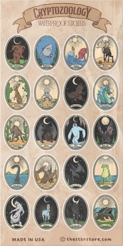 Girls Printing House Sticker Sheet: Cryptozoology cover image