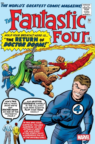 FANTASTIC FOUR #10 FACSIMILE EDITION cover image