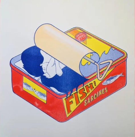 Christina Hu Risograph 11x12: Sardine Girls cover image