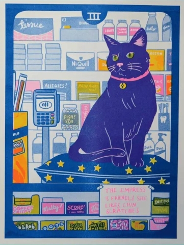 Christina Hu Risograph 8.5x11: The Empress cover image