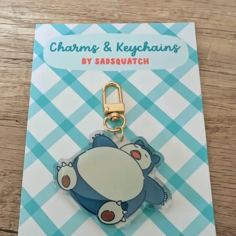 Sadsquatch Keychain: Pokemon — Eepy Snorlax cover image