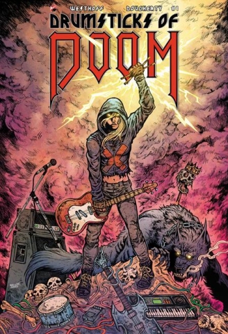 DRUMSTICKS OF DOOM #1 (of 4) CVR A MARIA WOLF cover image