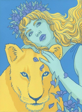 J Eve Screen Print 11x14: Lioness cover image